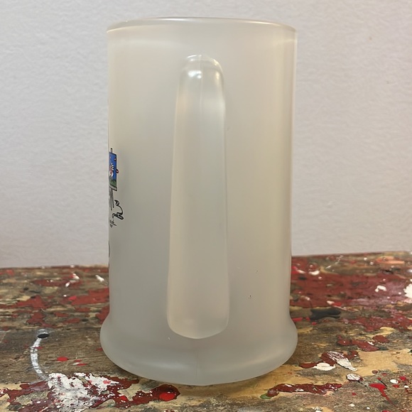 Giftcraft 1988 Frosted Glass Picowsso Mug - Picture 6 of 8